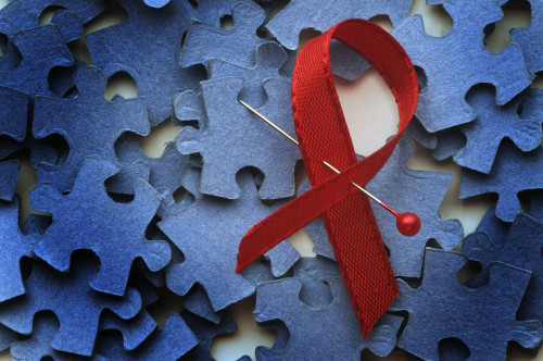 Symbol HIV/AIDS/ilustrační foto