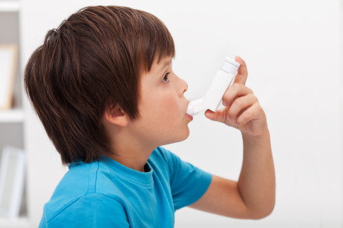 Astma u dětí/ilustrační foto